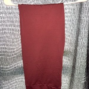 Lularoe Leggings TC2 solid color red